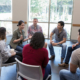 Group counseling session with Veterans